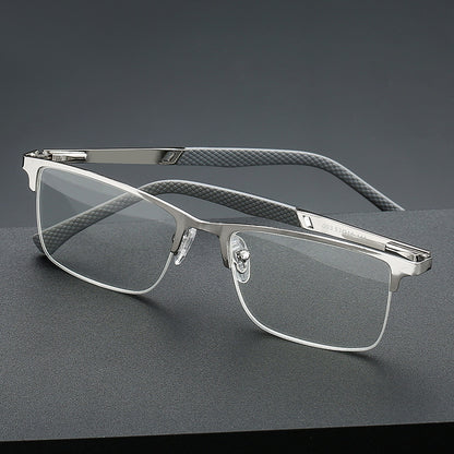 New Anti-blue Light Half Frame Fishing Line Fashion Reading Glasses
