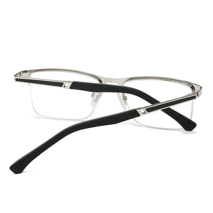New Anti-blue Light Half Frame Fishing Line Fashion Reading Glasses